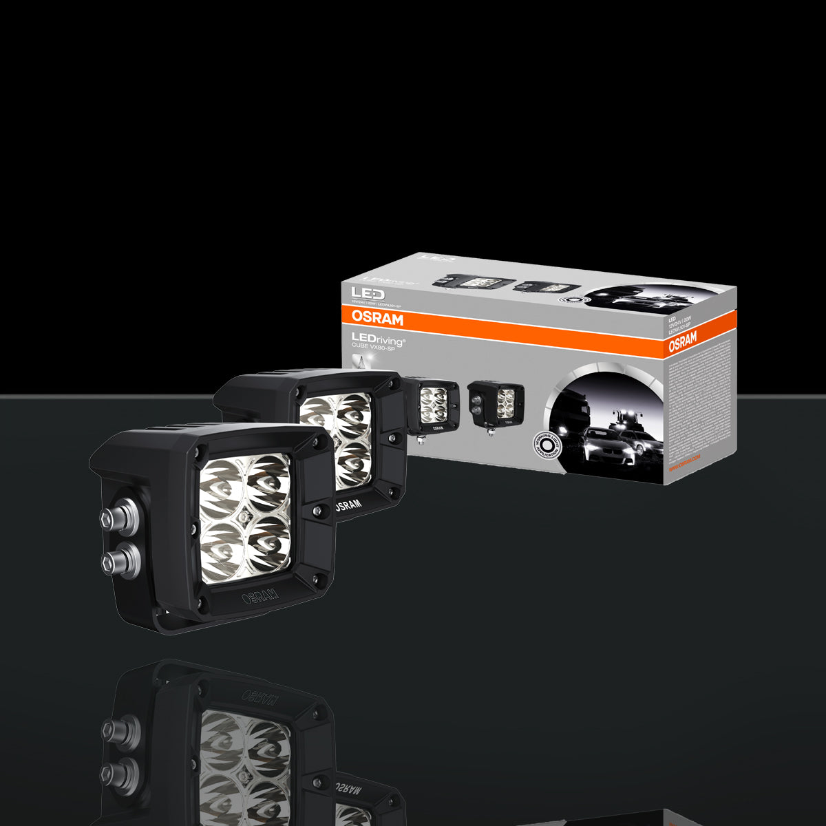 Osram LED WL Cube VX80-SP Set, Arbeitsscheinwerfer